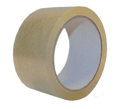 144 x Klebeband PP 50 mm x 66 m low noise 50 my transparent leise Packband