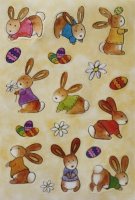 HERMA 6428 10x Sticker MAGIC Babyhäschen Seide