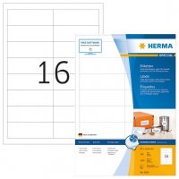 HERMA 4815 Inkjet-Etiketten A4 97x338 mm weiß Papier matt 1600 Stück